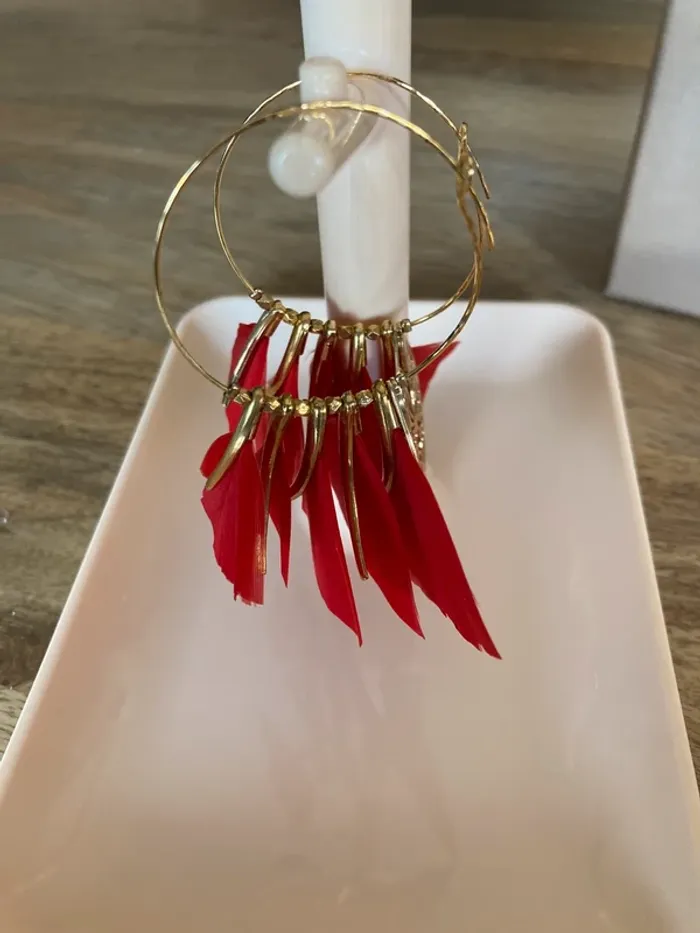 Gas Bijoux boucles d’oreilles créoles Marly dorées - photo numéro 4