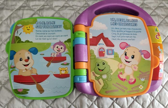 Livre interactif comptines fisher price - photo numéro 4