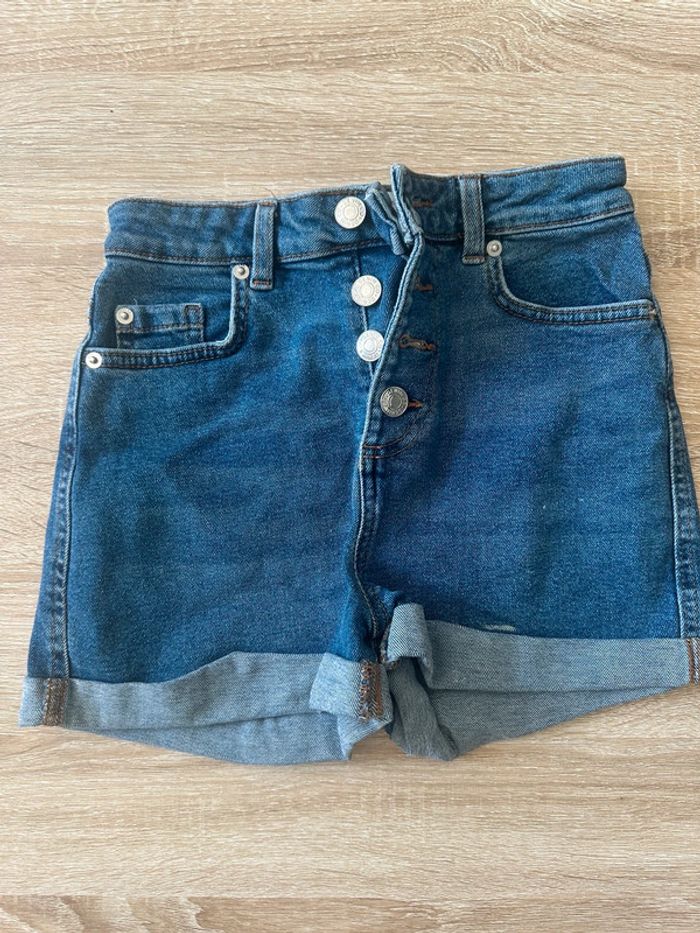 Short en jeans