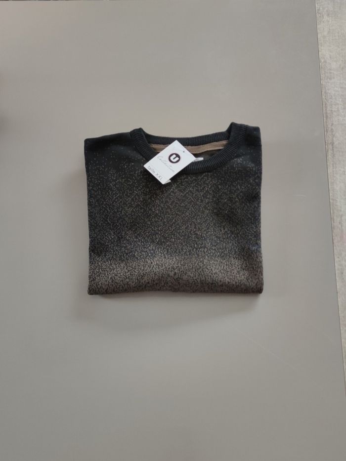 Pull homme U Collection XXL – neuf avec étiquette – marron & noir - photo numéro 8