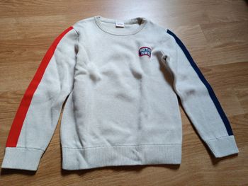 Pull gris clair, Tape à l'oeil, 10 ans