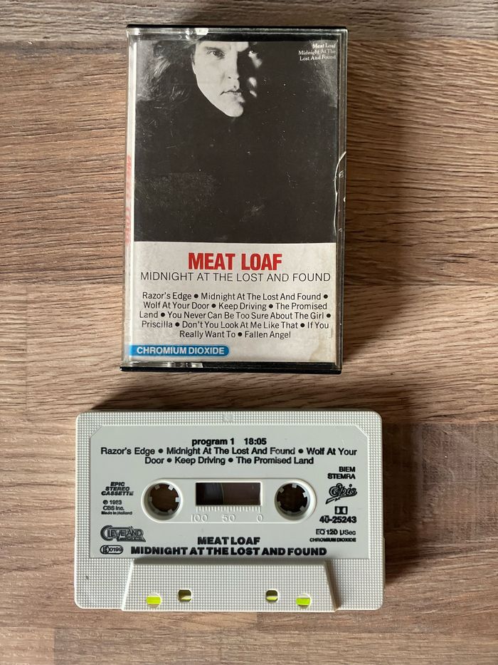 Cassette audio-Meat loaf-Midnight at the lost and found