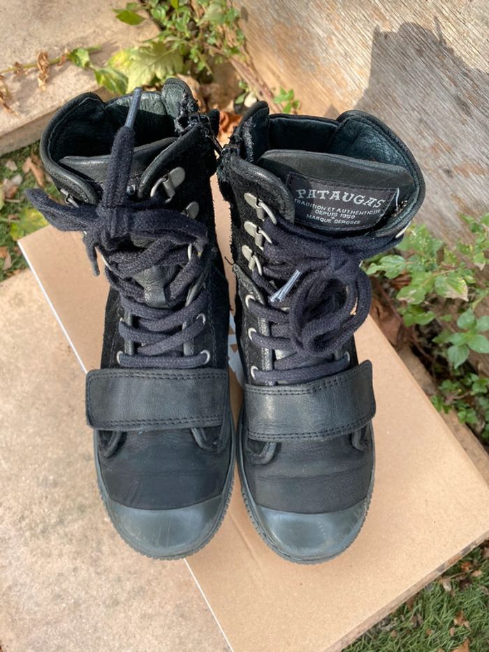 Chaussures montantes noires Baldo Pataugas 31 - photo numéro 4