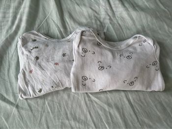 Lot de 2 bodys manches longues