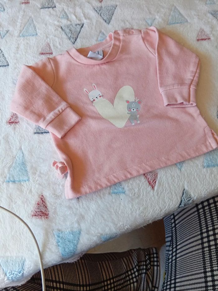Pull coeur animaux - photo numéro 2