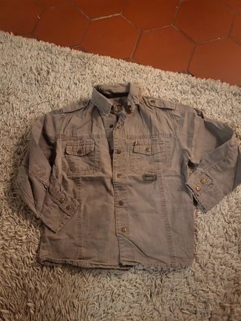 Chemise kaki garçon taille 4 ans