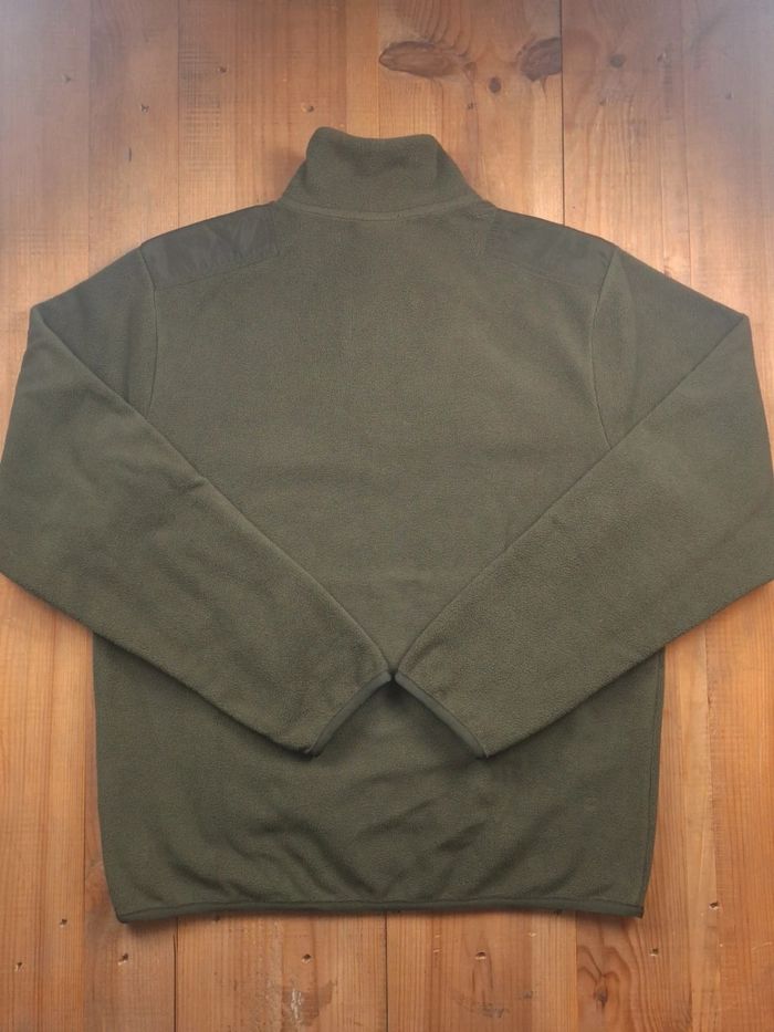 Polaire quart de zip nike / homme / taille S kaki / logo brodé - photo numéro 3