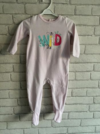 Pyjama Extenso Auchan taille 12 mois