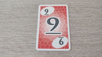 Carte numéro 9 n°9 pièce détachée Skyjo jeu de société #E15