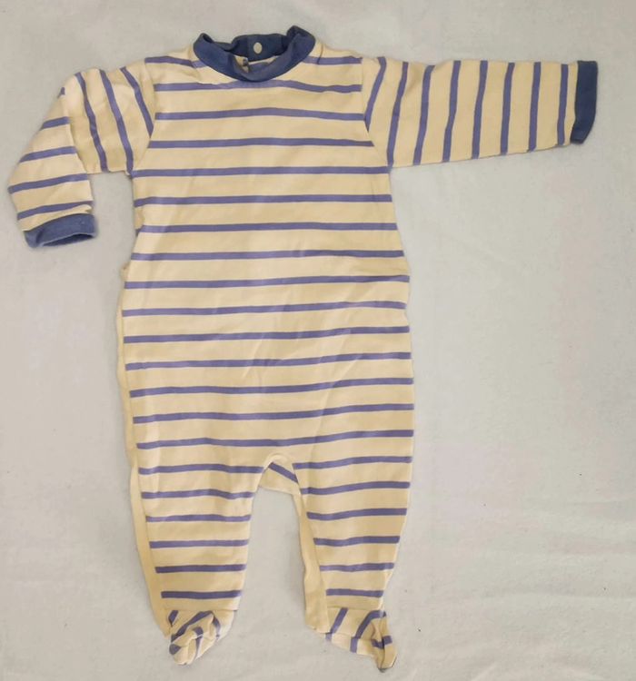 Pyjama 👣 mixte lot de 2,verbaudet, coton, 6mois/67cm, grenouillère - photo numéro 6