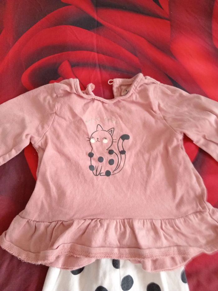 Ensemble tunique et leggins 3 mois - photo numéro 2