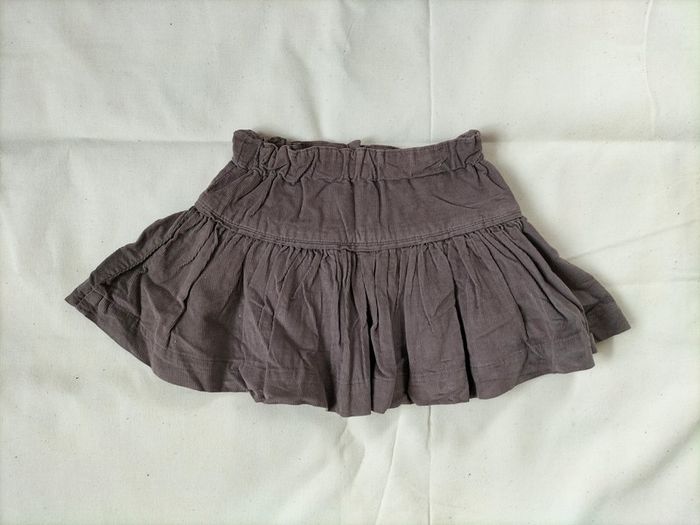 Jupe velours marron 2 ans - photo numéro 2