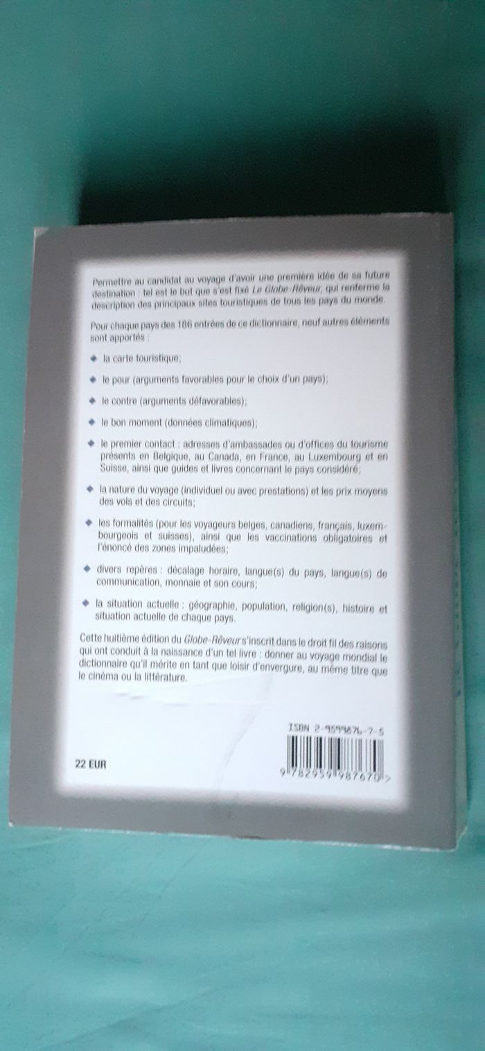 Livre le Globe rêveur 2006 - photo numéro 2