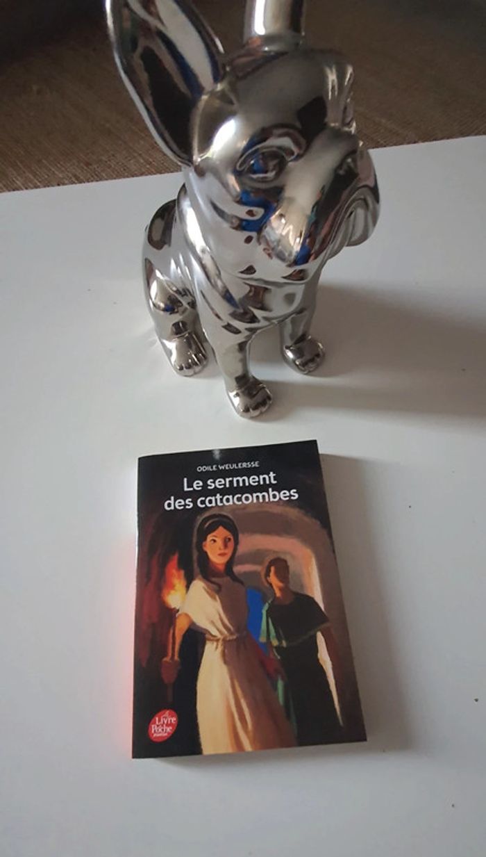 Le serment des catacombes - Odile weulersse livre scolaire collège - photo numéro 4