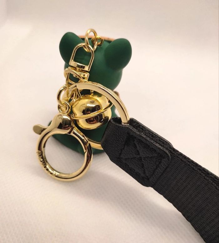 Porte Clé Bouledogue Vert - photo numéro 5