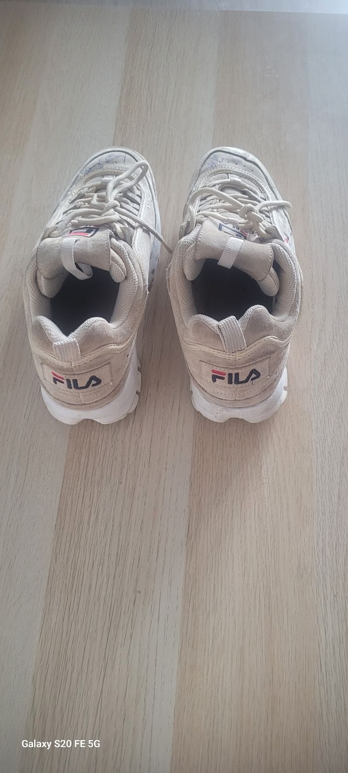 👟 Baskets Fila Disruptor beige - photo numéro 3
