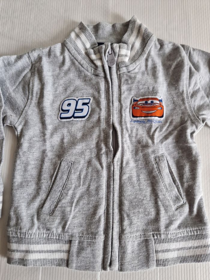 Gilet Cars bébé garçon 12 mois (74 cm) - photo numéro 2