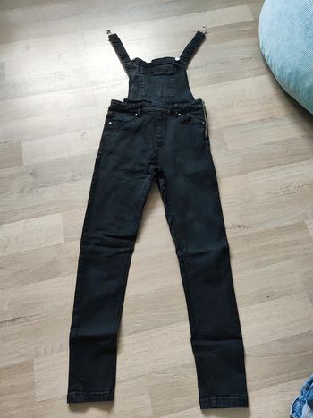 Salopette jean noir