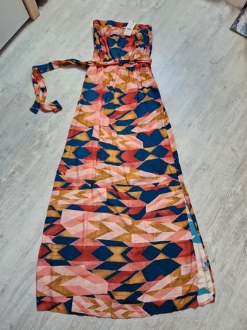 Robe longue bustier neuve avec étiquette Etam 34