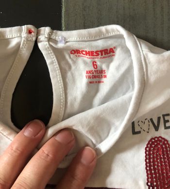 Tee-shirts fille manche longue 6 ans