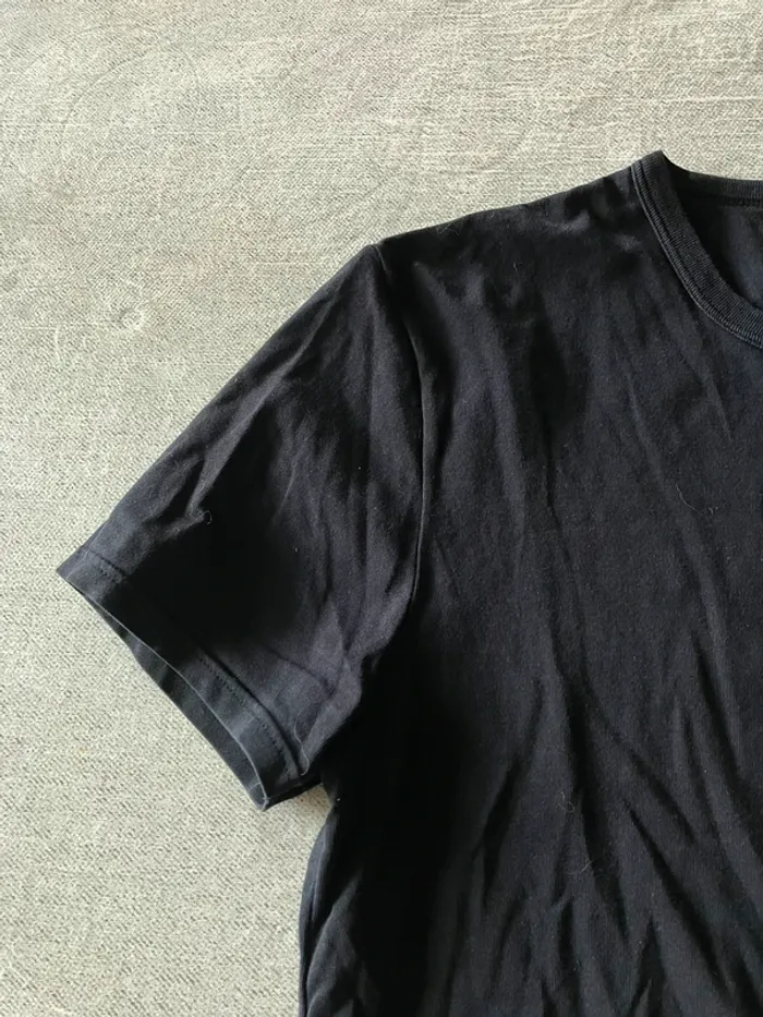 T-shirt noir basique – Homme – Taille S - photo numéro 3