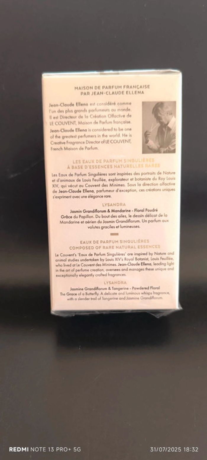 Eau de parfum "Lysandra" - Le Couvent - 50 ml - photo numéro 4