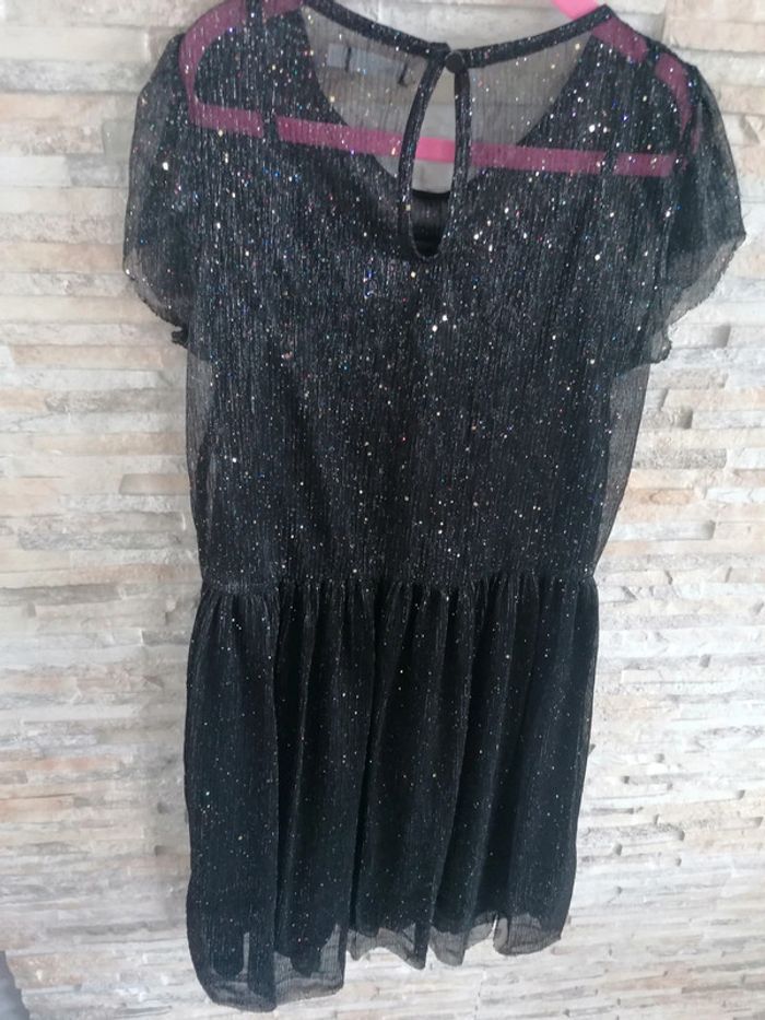 Robe paillettes portée 1seule fois gemo 10ans #10ans_krocaro - photo numéro 10