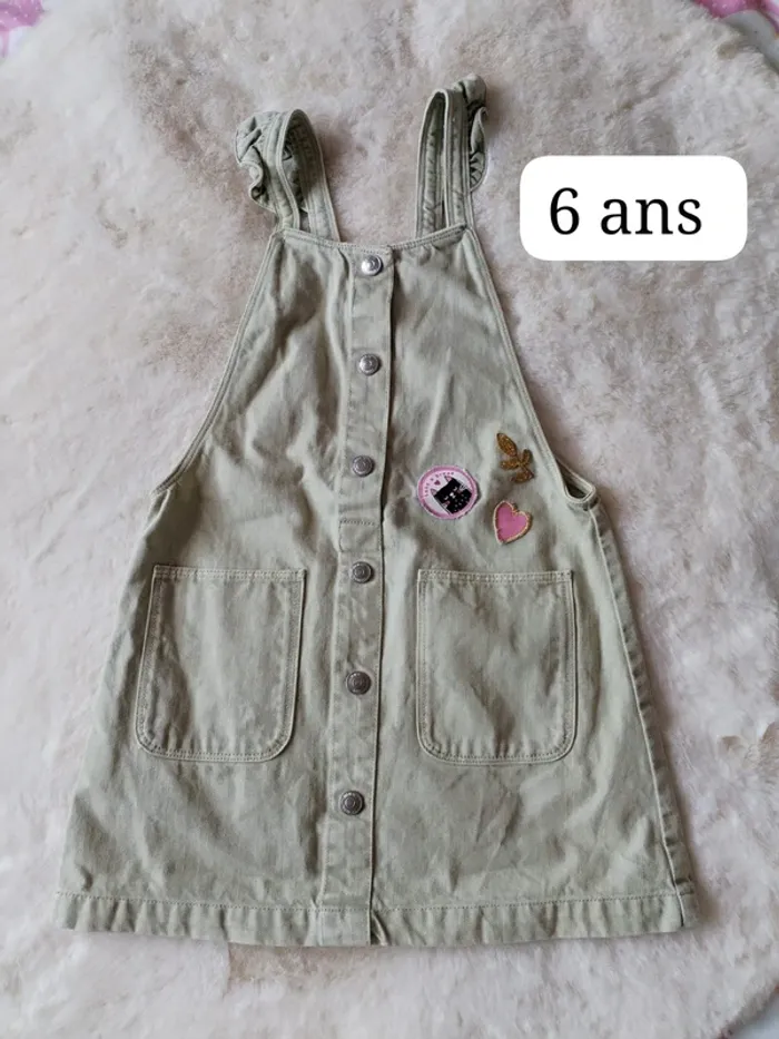 Robe salopette 6 ans kiabi
