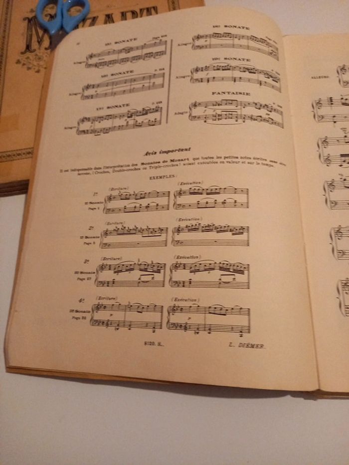 Integrale sonates mozart-partitions piano - photo numéro 4