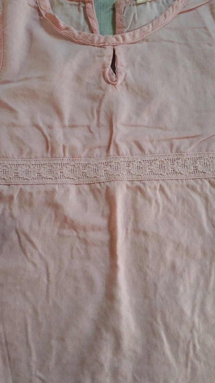 Tunique coton léger rose - photo numéro 2