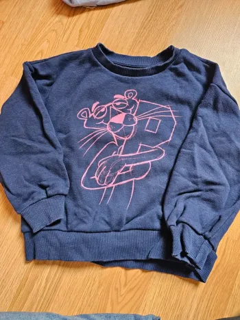 Pull bleu marine 4-5 an