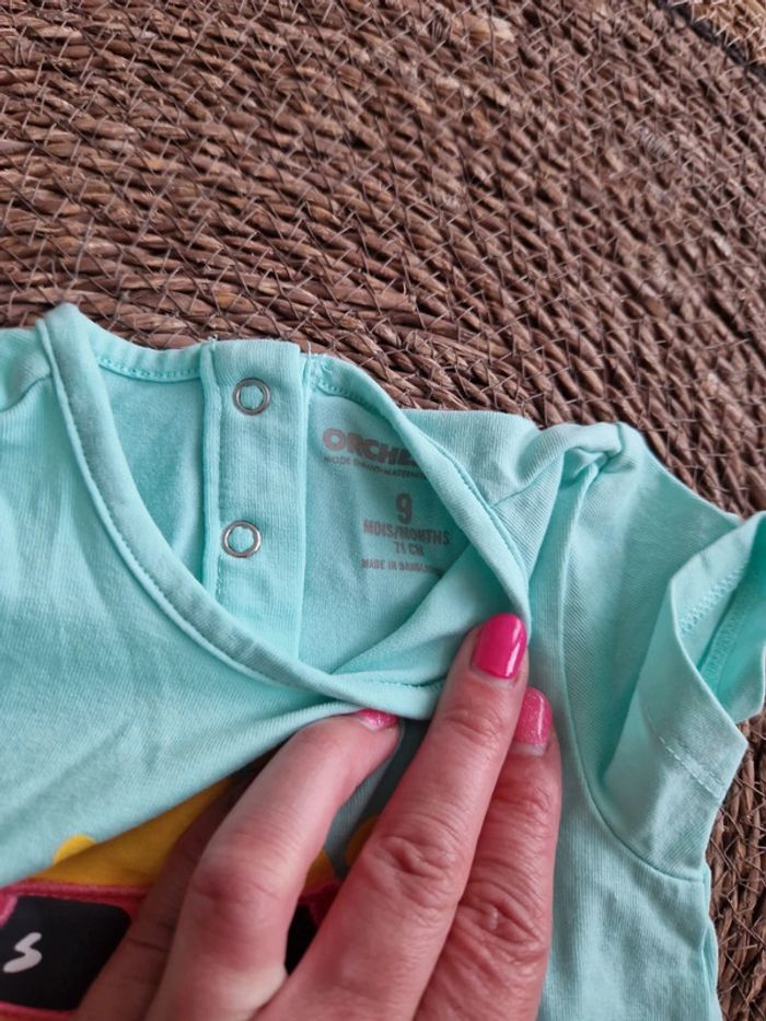 Joli tee-shirt Orchestra taille 9 mois - photo numéro 4