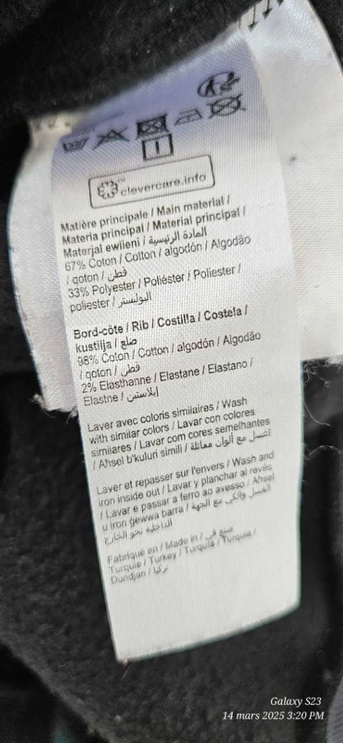 Sweat molletonné "unique" 12A - photo numéro 4