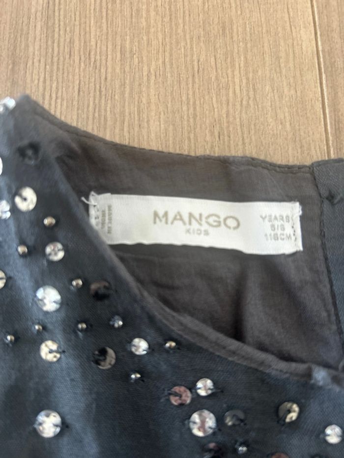 Robe avec sequins et perles Mango taille 5/6 ans - photo numéro 2