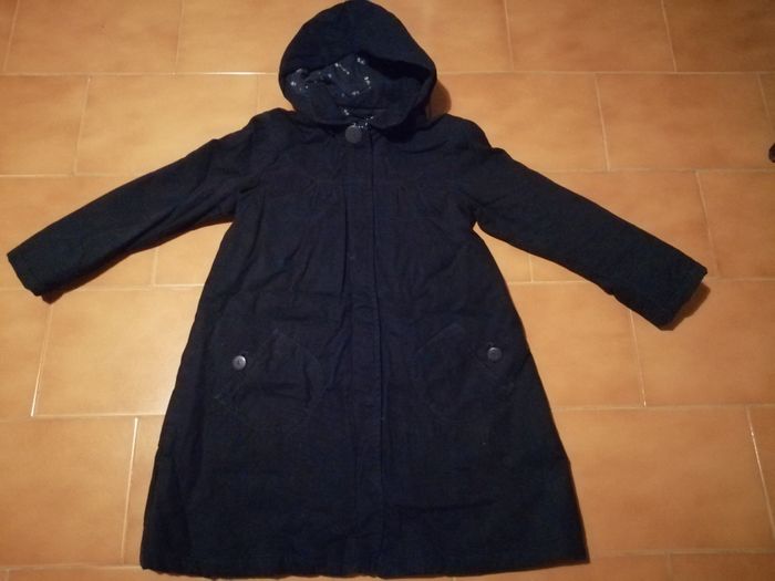 manteau parka marine taille 12 ans avec capuche DPAM - photo numéro 4