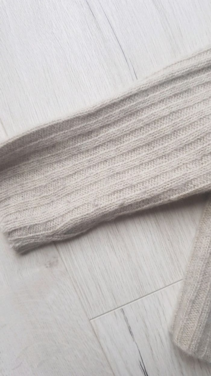 Superbe gilet fille bonpoint 12mois angora - photo numéro 3