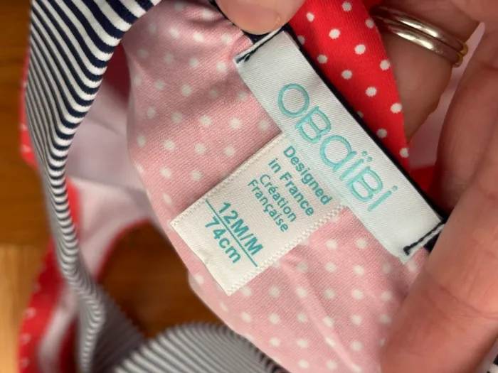 Maillot de bain Obaibi 12 mois neuf - photo numéro 5