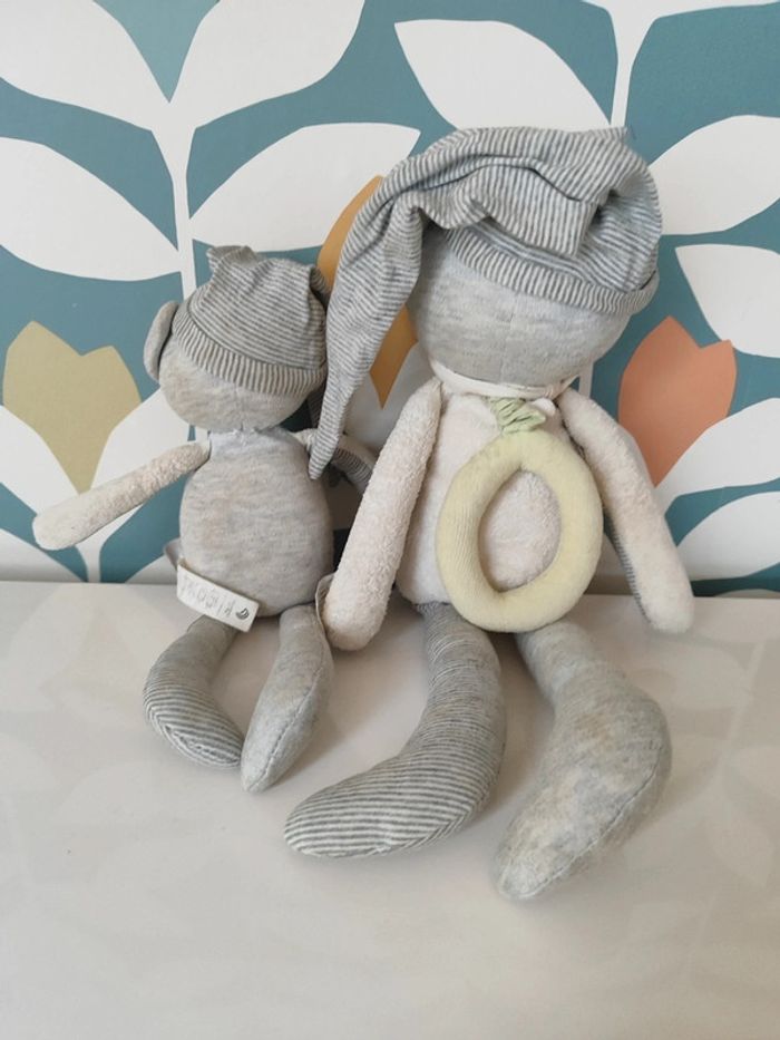 Doudou ourson ours nounours kaloo musical - photo numéro 2