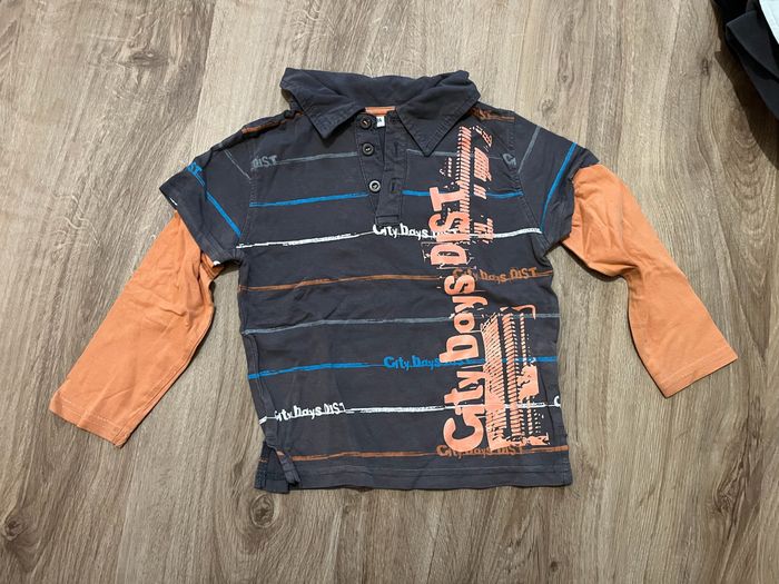 Polo manches longues enfant – City Boys 👕 Taille : 3 ans / 36 mois Très bon état - photo numéro 2