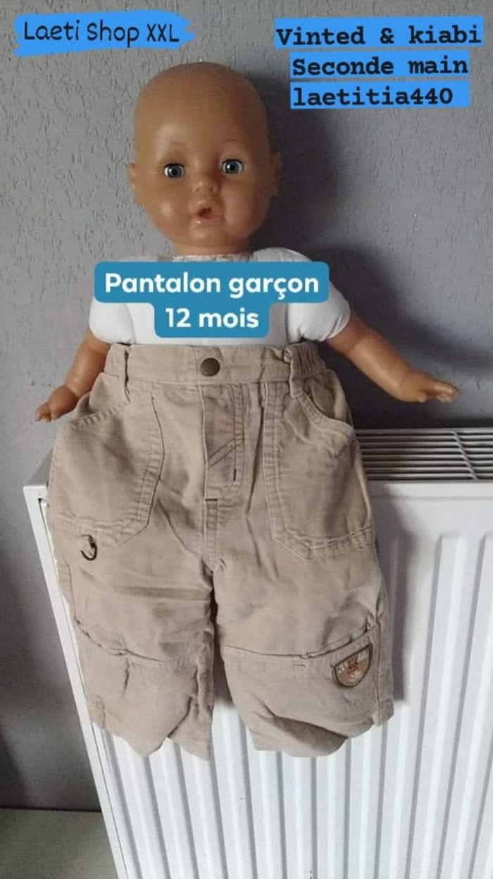 Pantalon 12 mois garçon