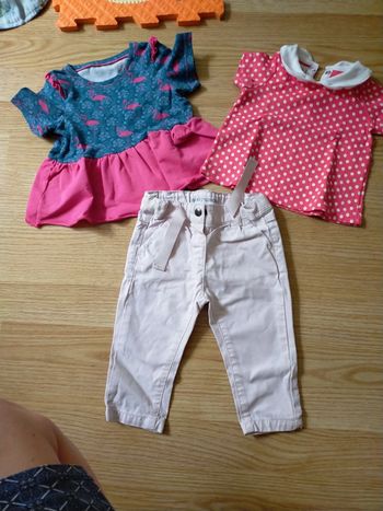 Ensemble fille 6 mois