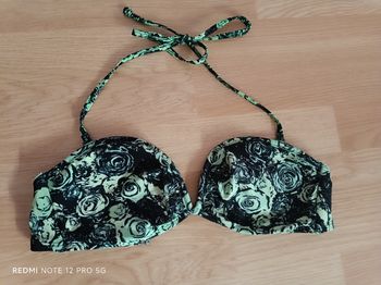 Haut maillot de bain à motif 90B ( bretelles amovibles)