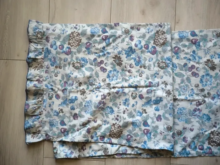 Taie de traversin vintage motif floral 167 X 42 cm - photo numéro 12