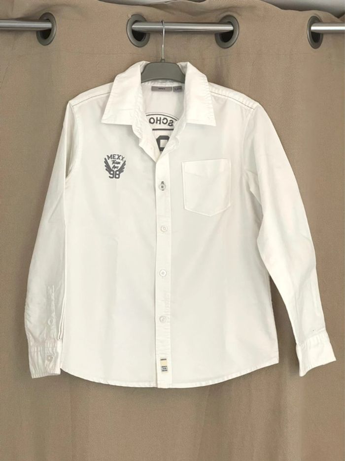 Chemise blanche manches longues - Mexx - 7/8 ans