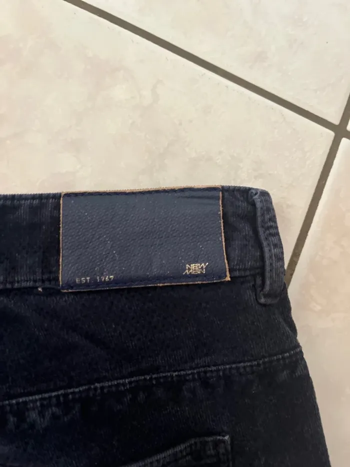 Pantalon velours New Man / 38 /Bleu marine / Très bon état - photo numéro 7