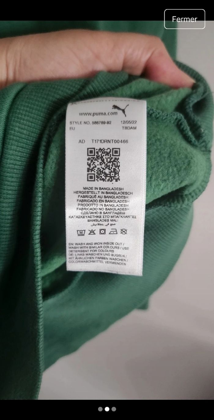 sweat puma - photo numéro 3