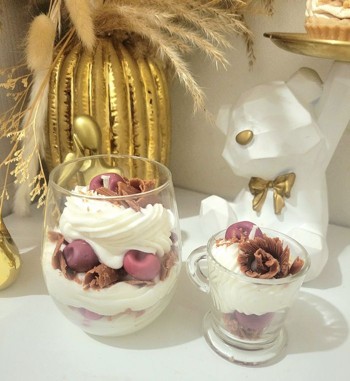 Bougie gourmande parfumé Forêt Noire