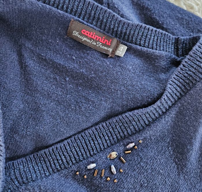 Gilet à perles 4 ans - photo numéro 3