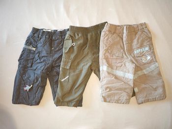 Lot de 3 pantalons chauds 6 mois