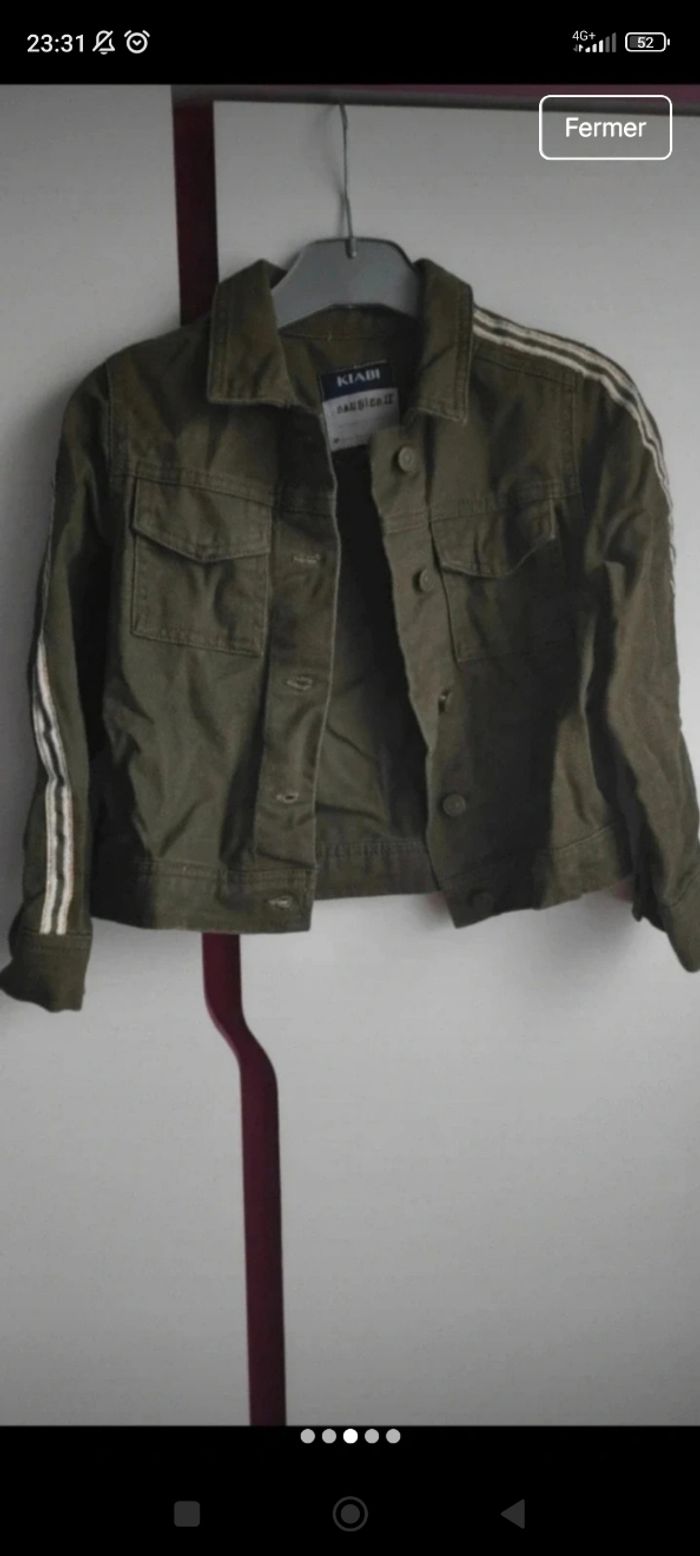 Veste en jean fille 4 ans - photo numéro 3